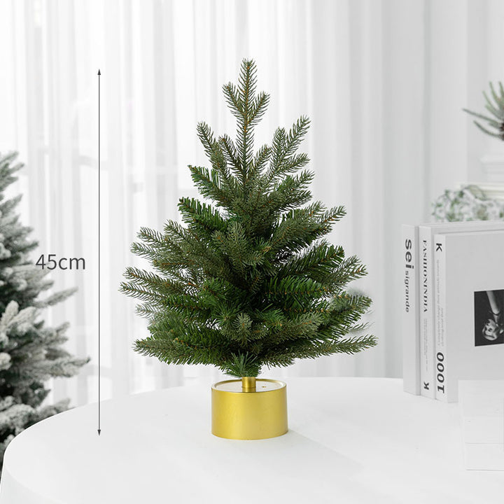 Decorative Mini Christmas Tree with LED Lights