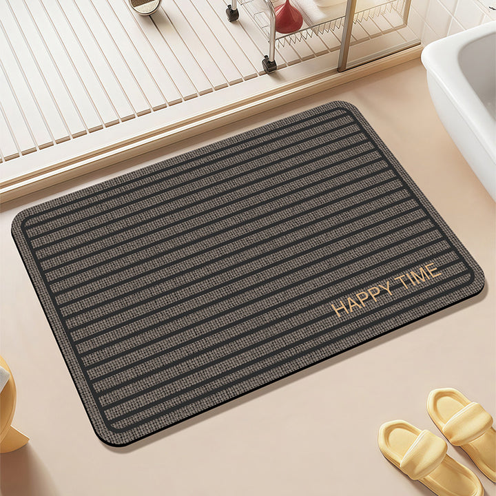 Cloud-Shaped Plush Bath Mat