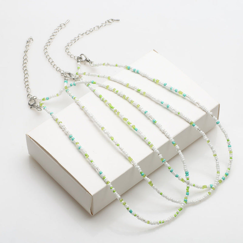 Handcrafted Beaded Choker Necklace Kalsten