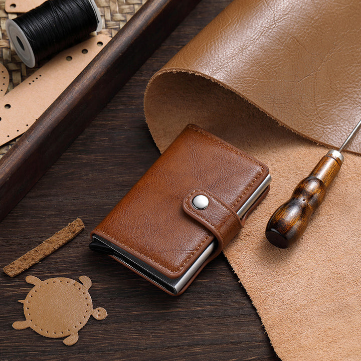 RFID-Blocking Leather Cardholder Kalsten