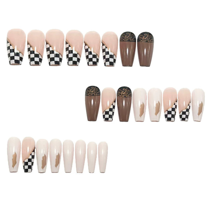 Artful Nail Art with Geometric Motifs Kalsten