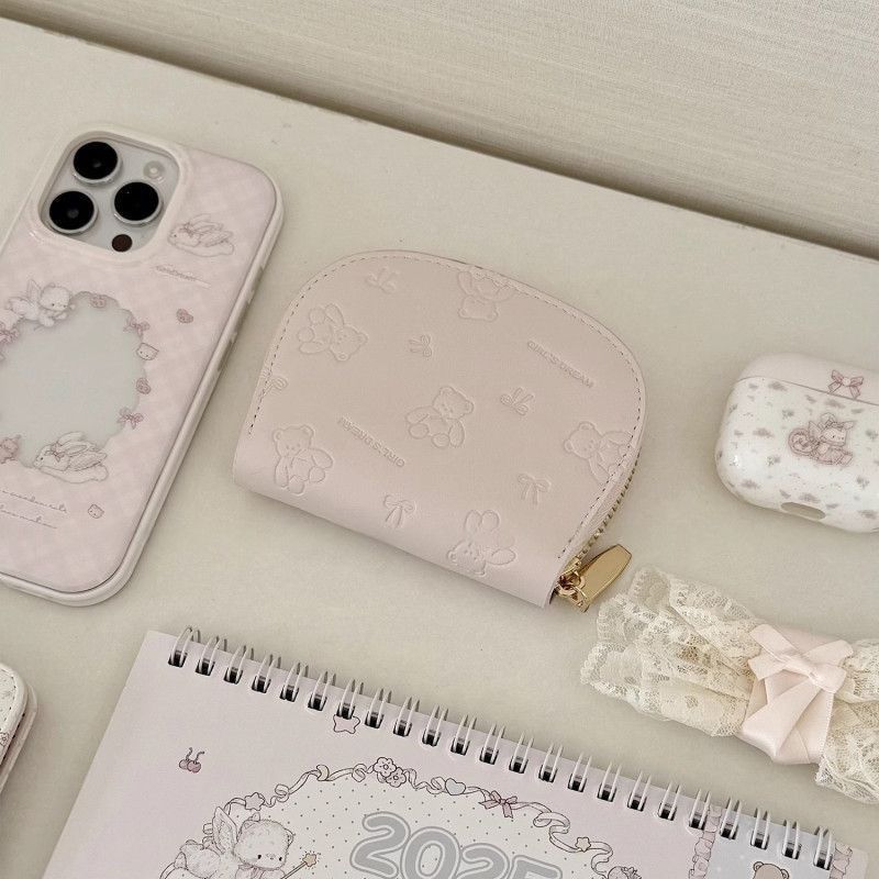 Cute Cartoon-Embossed Mini Pouch Kalsten