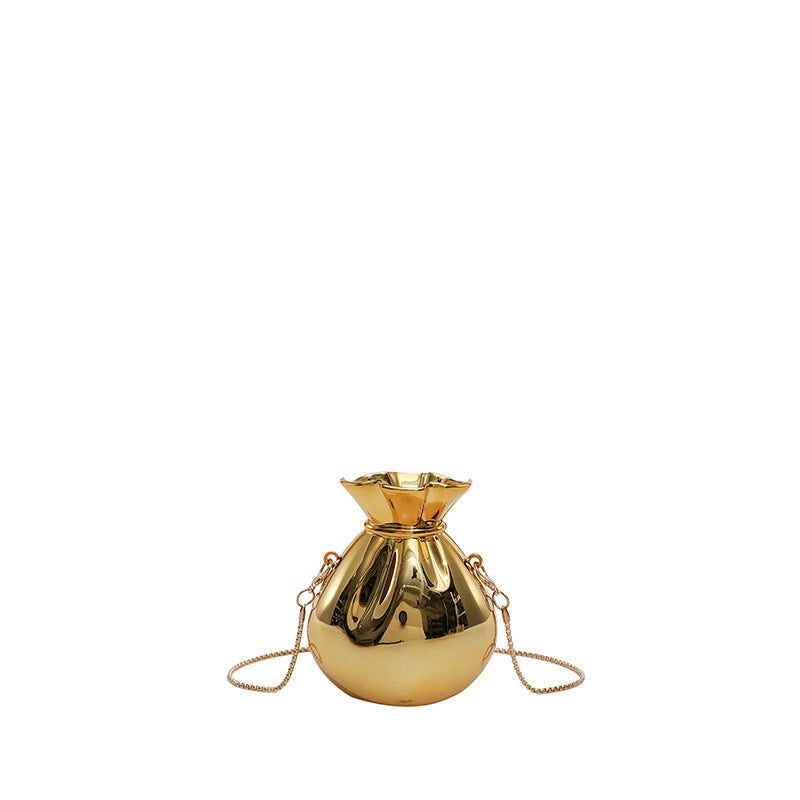 Elegant Metallic Evening Bag
