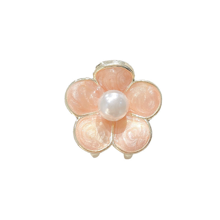 Floral Pearl-Embellished Hair Clip Kalsten