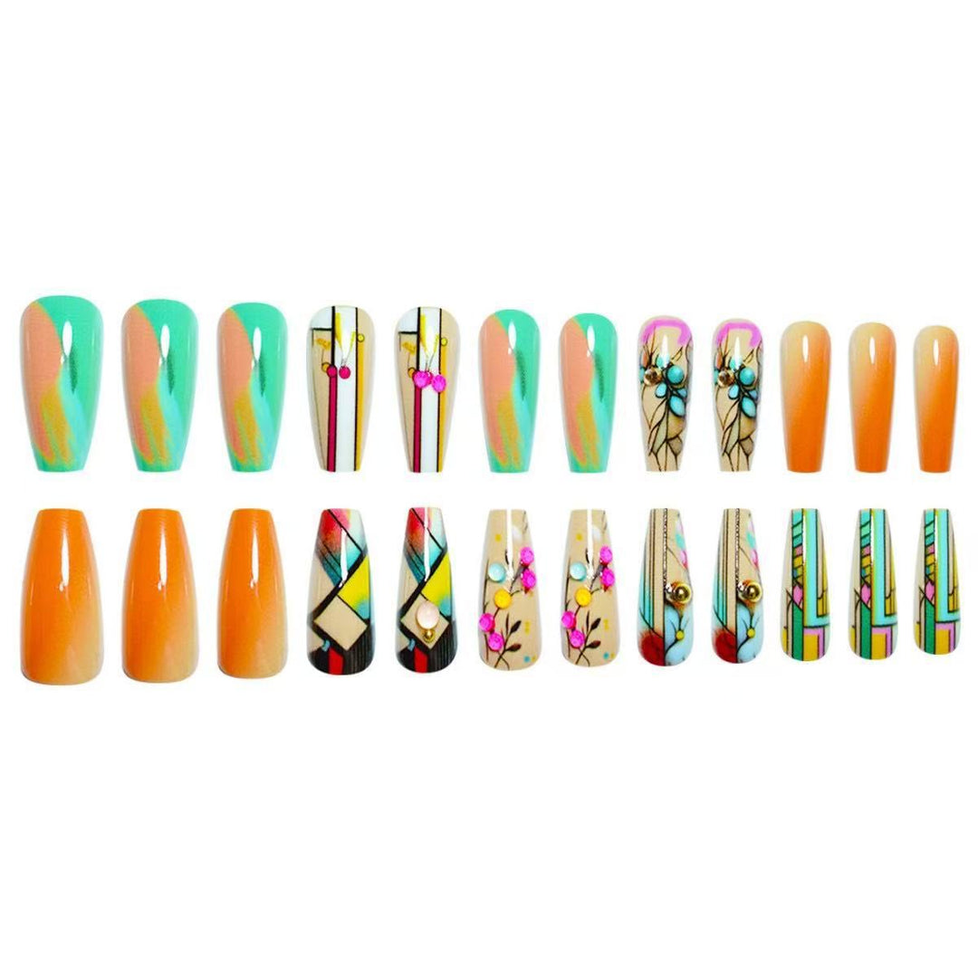 Artistic 3D Decorative Nail Extensions Kalsten