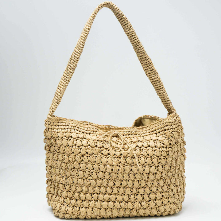 Spacious macramé bag with wide straps Kalsten