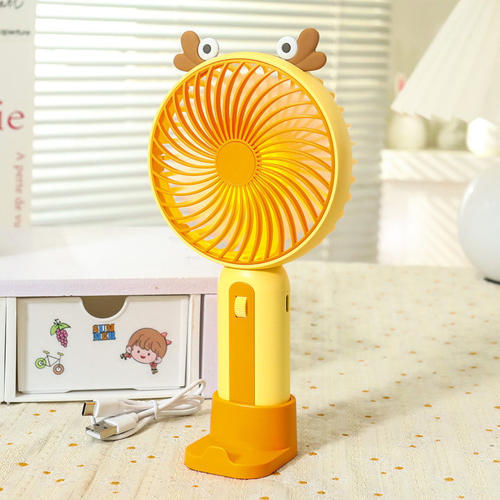 Women Portable Handheld Fan with Playful Animal Design Kalsten