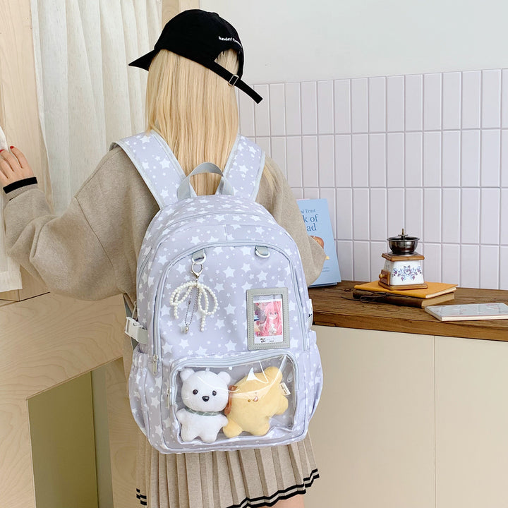 Adventurous Star-Patterned Backpack Kalsten