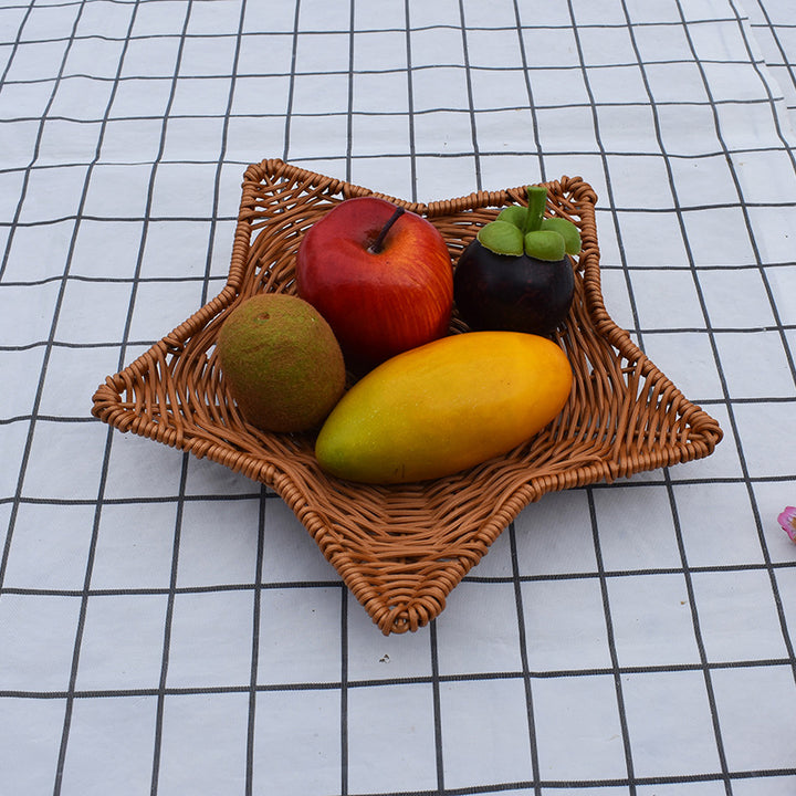 Handmade Star-Shaped Woven Basket Kalsten