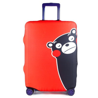 Tropical Leaf Print Hard Shell Luggage Kalsten