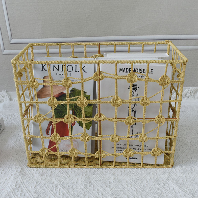 Handwoven Natural Fiber Storage Basket Kalsten