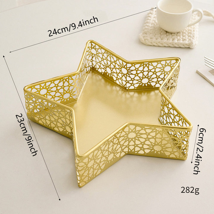 Elegant metal candle holder Kalsten
