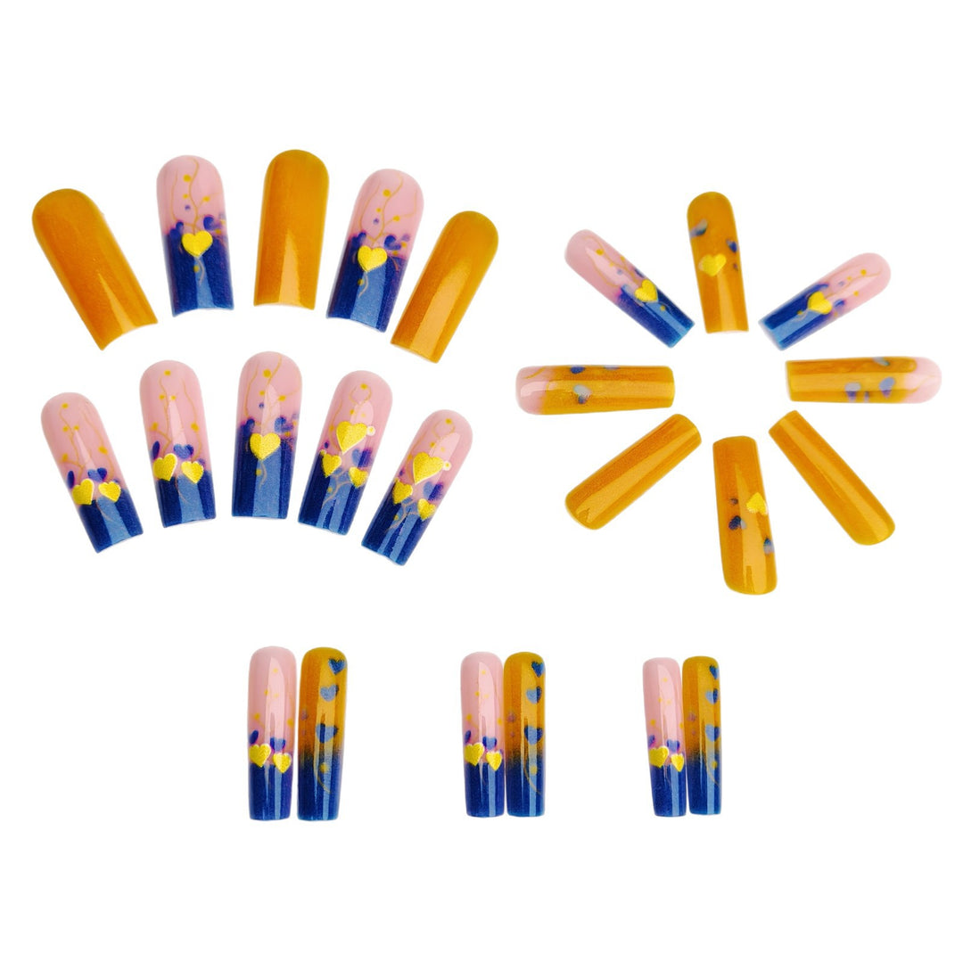 Decorative Heart-Inspired Nail Art Kalsten