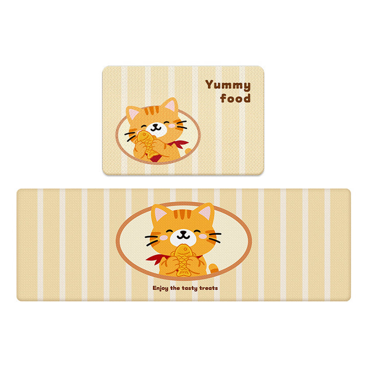Playful Cartoon Kitchen Runner Mat Kalsten