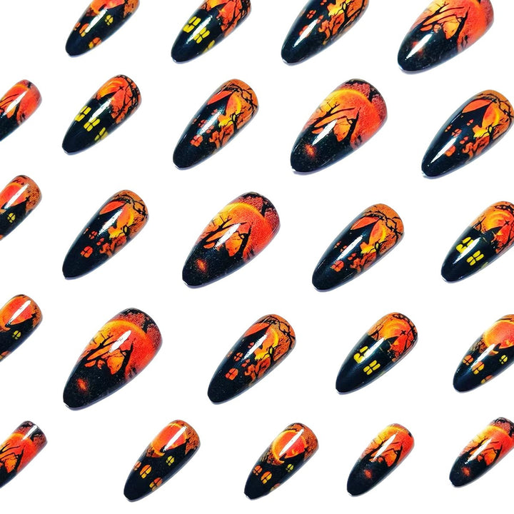 Creative Halloween-Themed Nail Art Kalsten