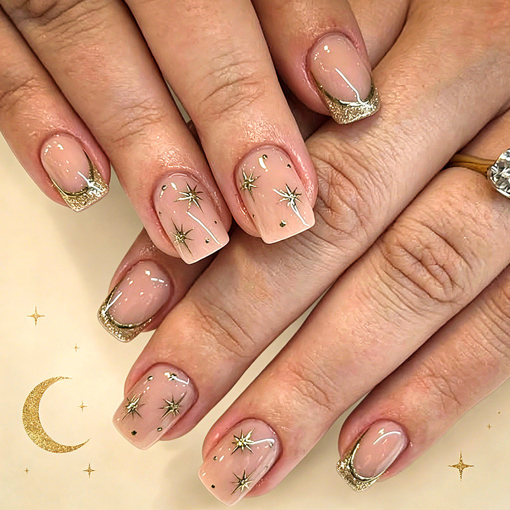 Luxurious Star-Embellished Nail Art Set Kalsten