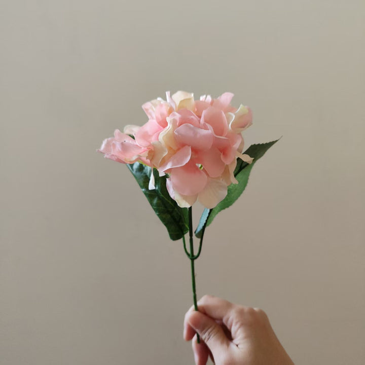Elegant Faux Hydrangea Stem