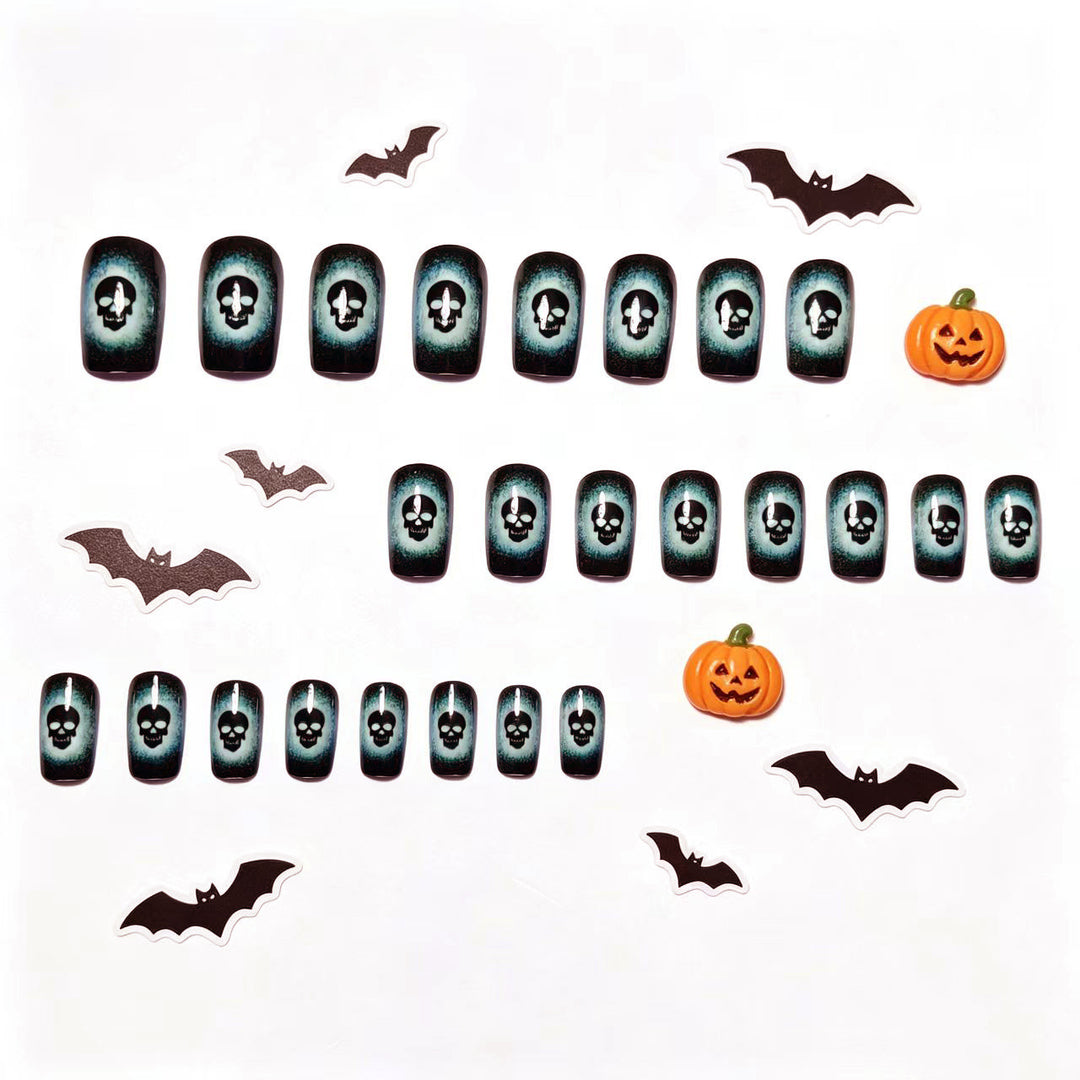 Artifical nails with creative skull design Kalsten