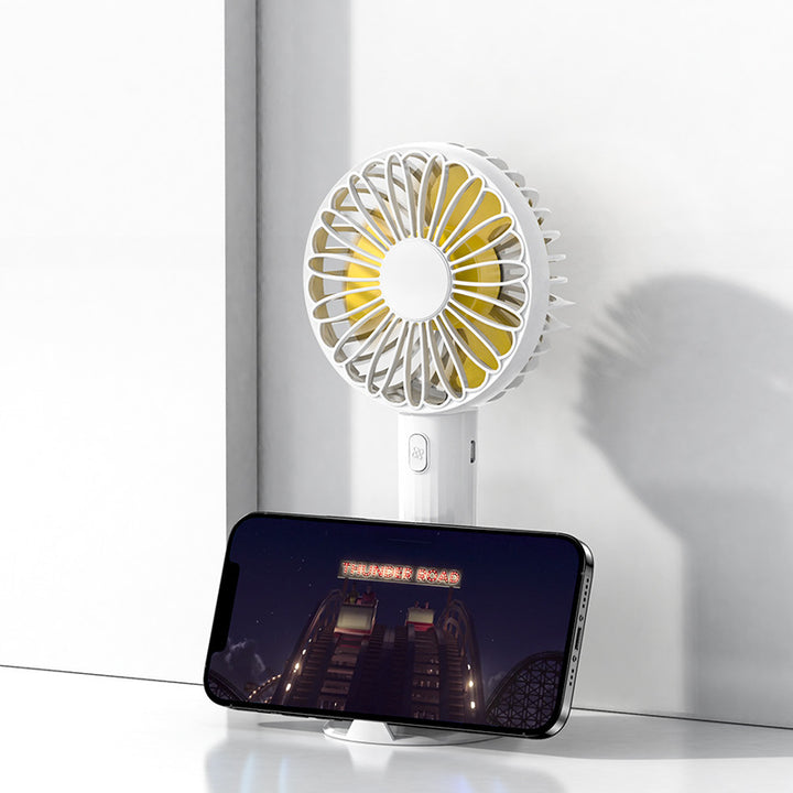 Portable table fan with USB charging and flexible adjustable tilt angle Kalsten