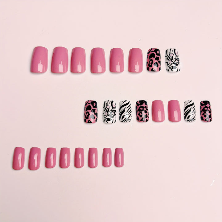 Fashionable animal motif artificial nails Kalsten