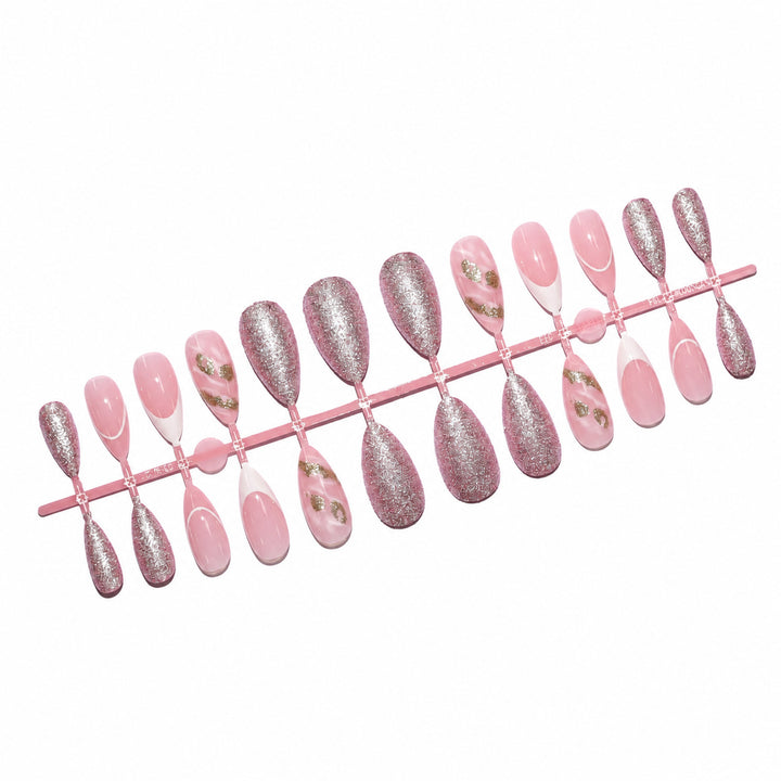 Premium Nail Art Set with Glitter and Flower Pattern Kalsten