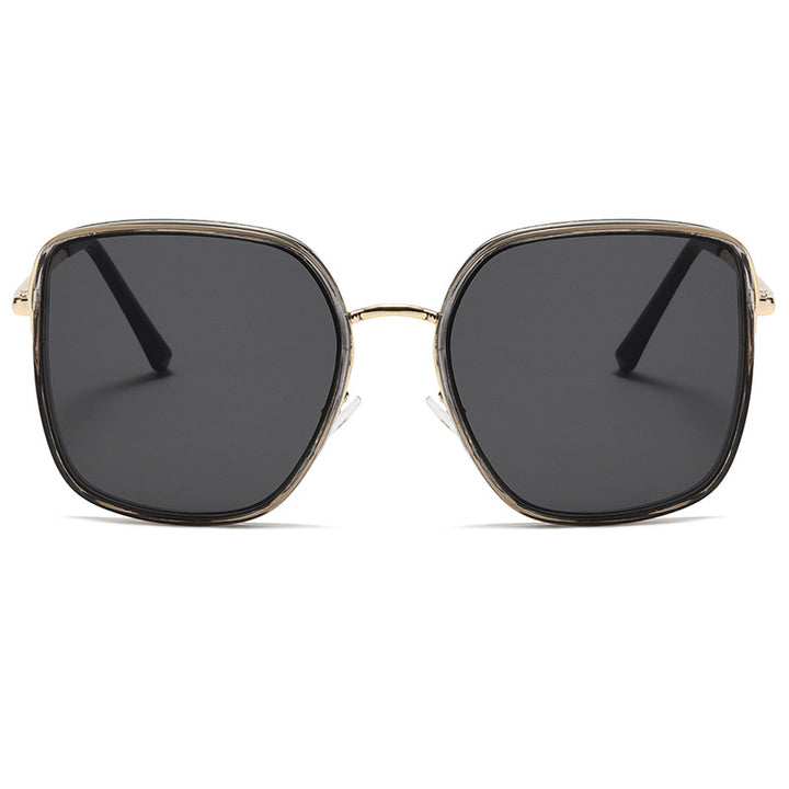 Ladies square sunglasses with luxurious metal frame and UV protection Kalsten