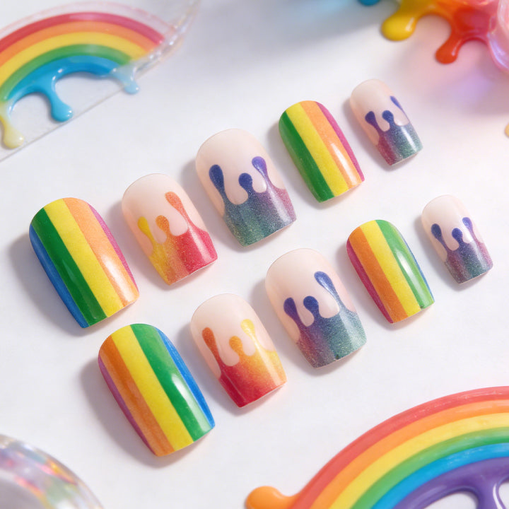 Artistic Ombre Press-On Nail Set Kalsten