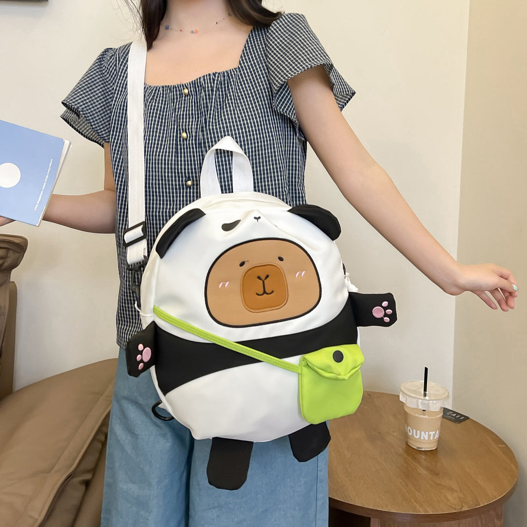 Plush backpack with funny bear design Kalsten