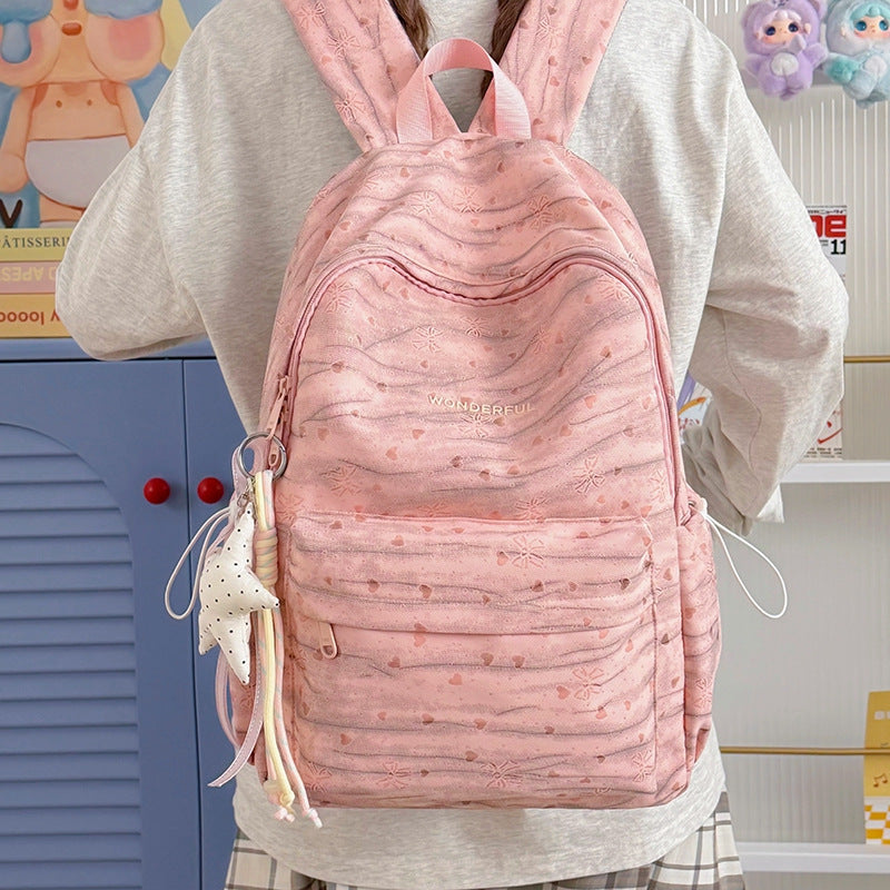Stylish Heart Pattern Backpack Kalsten