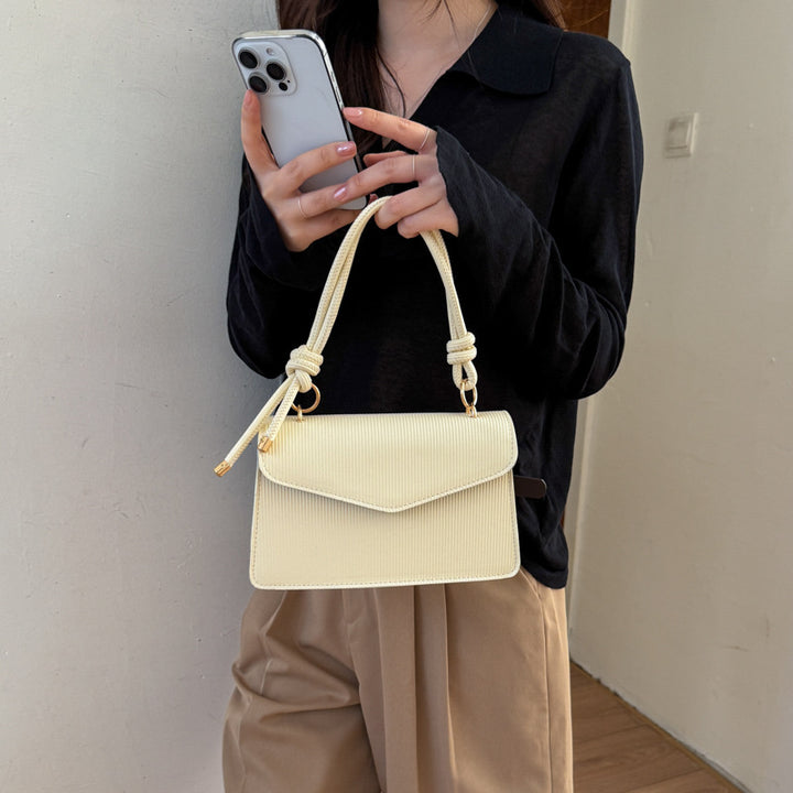 WoElegant Textured Handheld Satchel Bag Kalsten