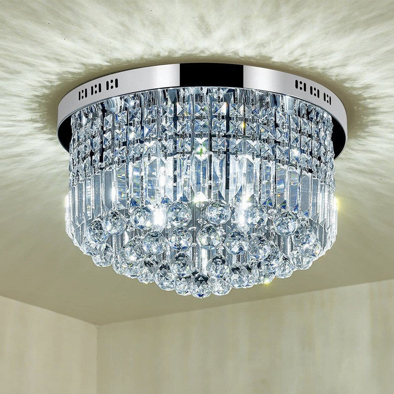 Crystal Glamour Flush Mount Light