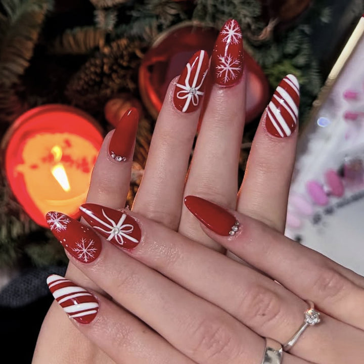 Creative Nail Art Set with Christmas Motifs Kalsten
