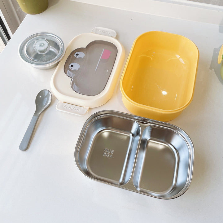 Playful Multi-Compartment Bento Lunch Box