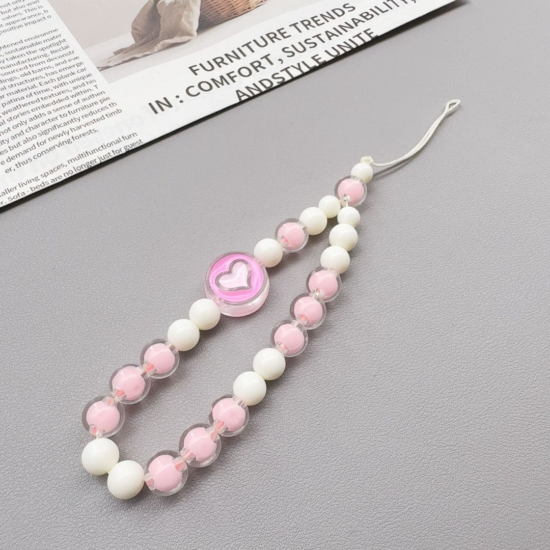 Heart-Shaped Beaded Eyewear Chain Kalsten