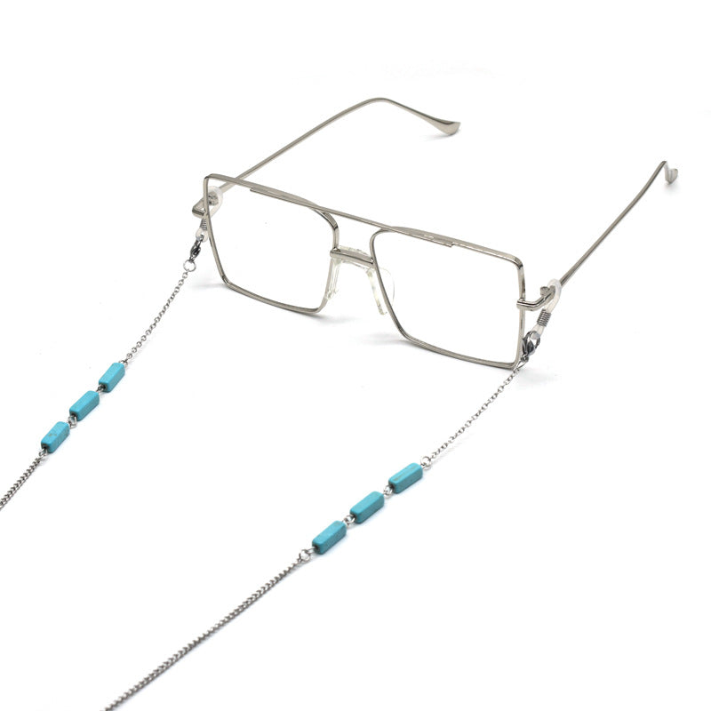Gemstone-Decorated Eyewear Chain Kalsten
