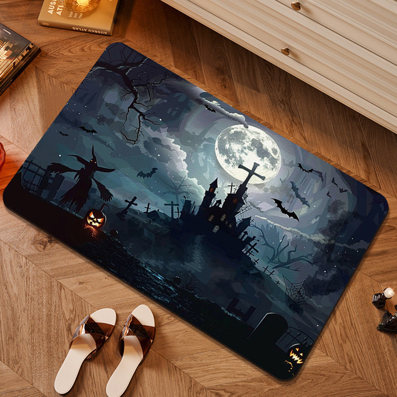 Halloween-Themed Indoor Area Mat Kalsten