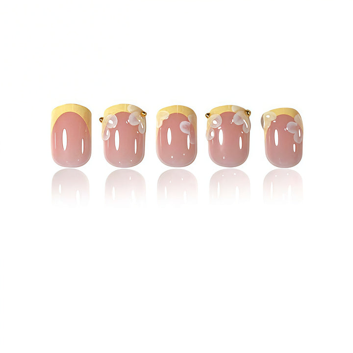 French Tip Acrylic Nail Extensions Kalsten