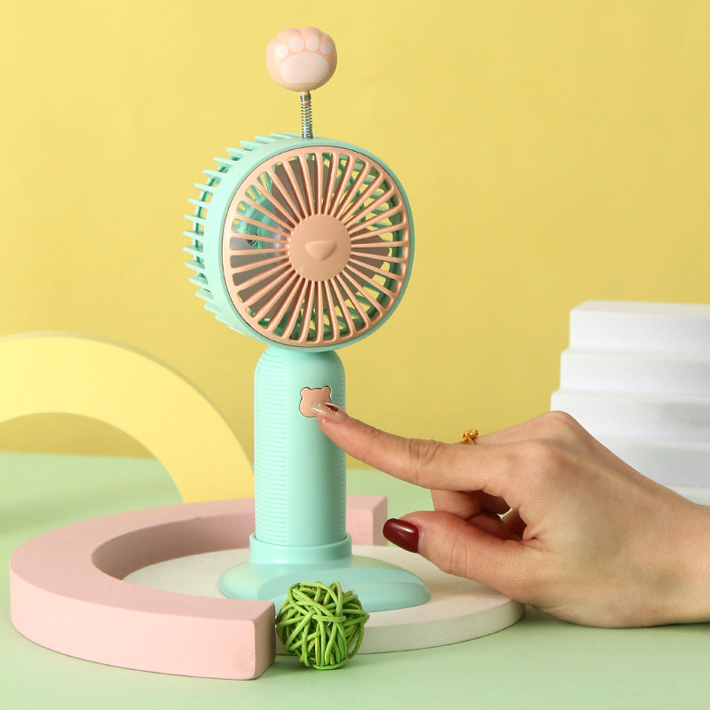 Women's Portable Hand Fan in Playful Snail Design Kalsten