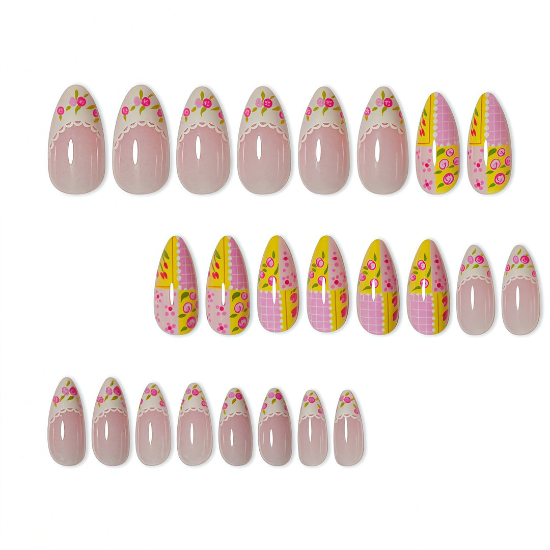 Floral Fantasy Nail Art Extensions Kalsten