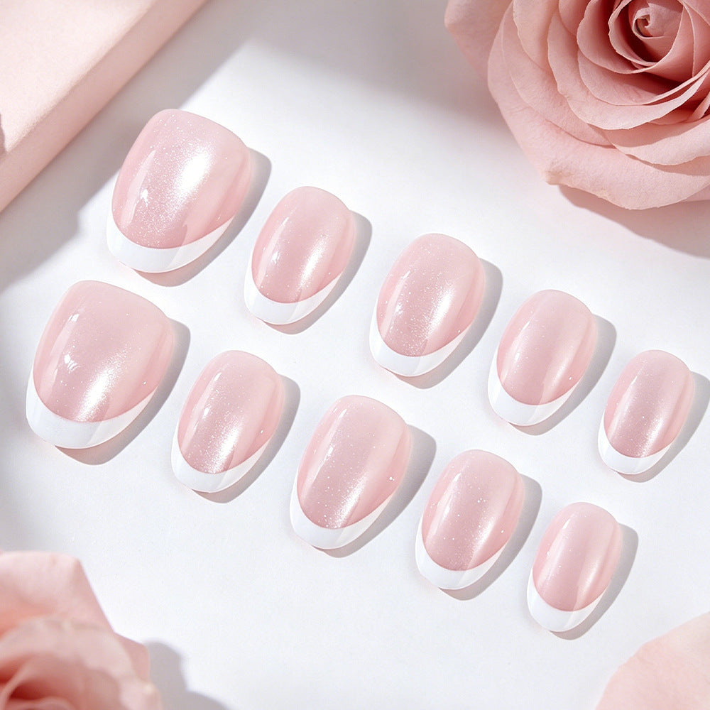 Elegant French Tip Press-On Nails Kalsten 1787542595