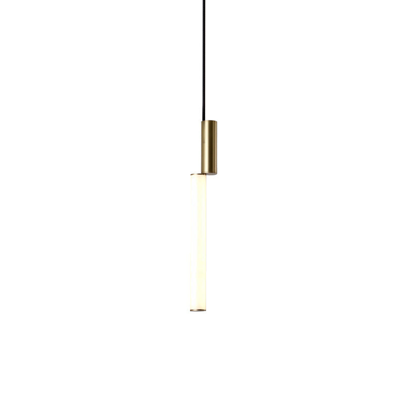 Modern Minimalist Pendant Light with Dual Tubes