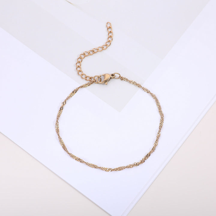 Textured Twisted Chain Bracelet Kalsten