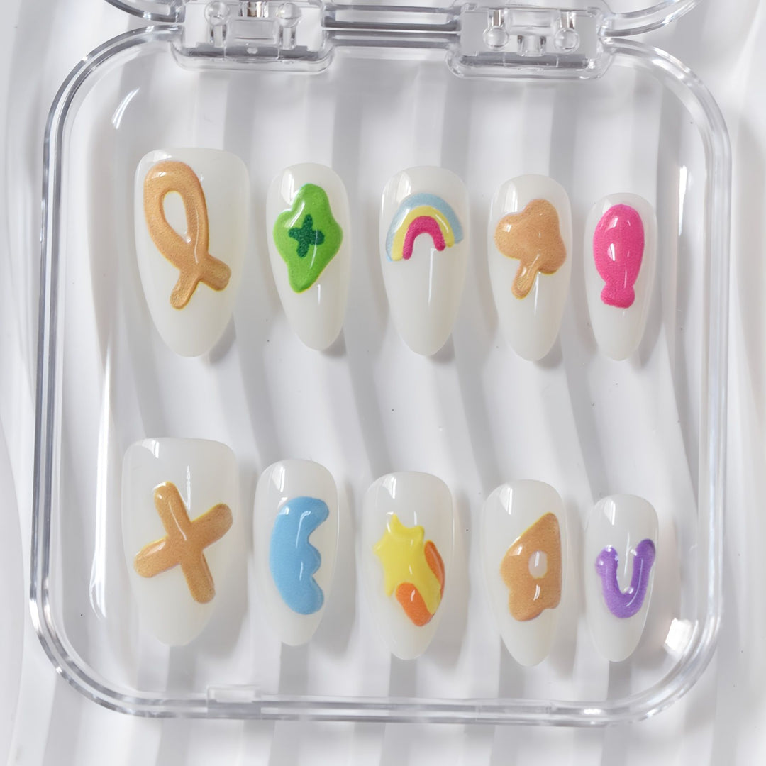 Artistic Gel Nail Art Design Kalsten