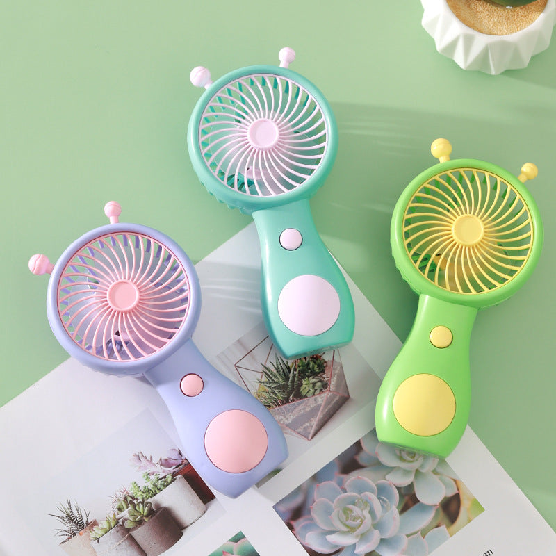 Unisex Mini Snail-Shaped USB Rechargeable Desk Fan Kalsten