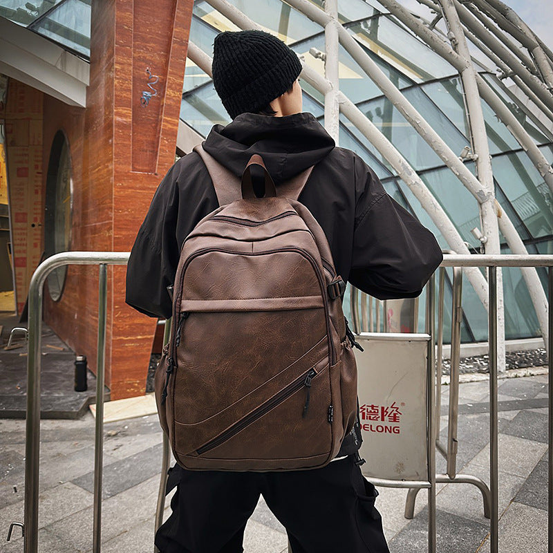 Premium Leather Laptop Backpack Kalsten