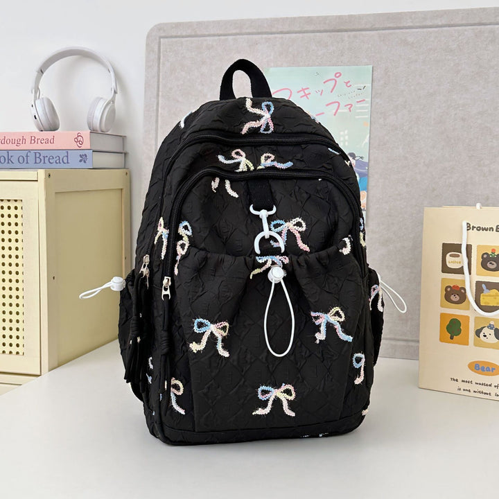 Playful Embroidered Backpack