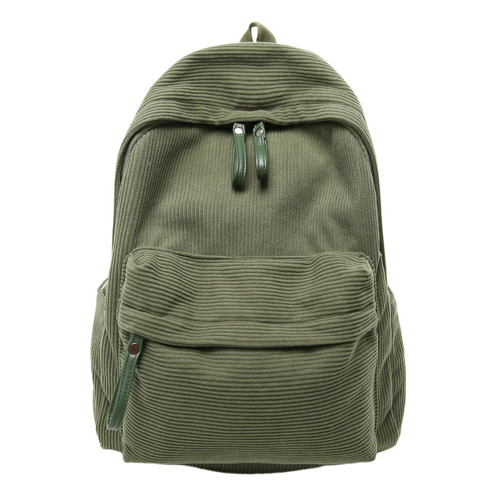 Textured Fabric Casual Backpack Kalsten