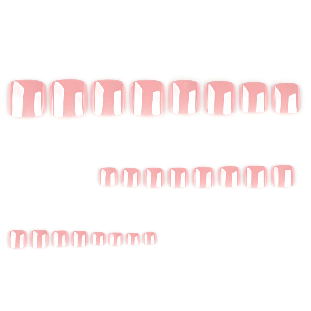 Artful toenail design in high-gloss look Kalsten