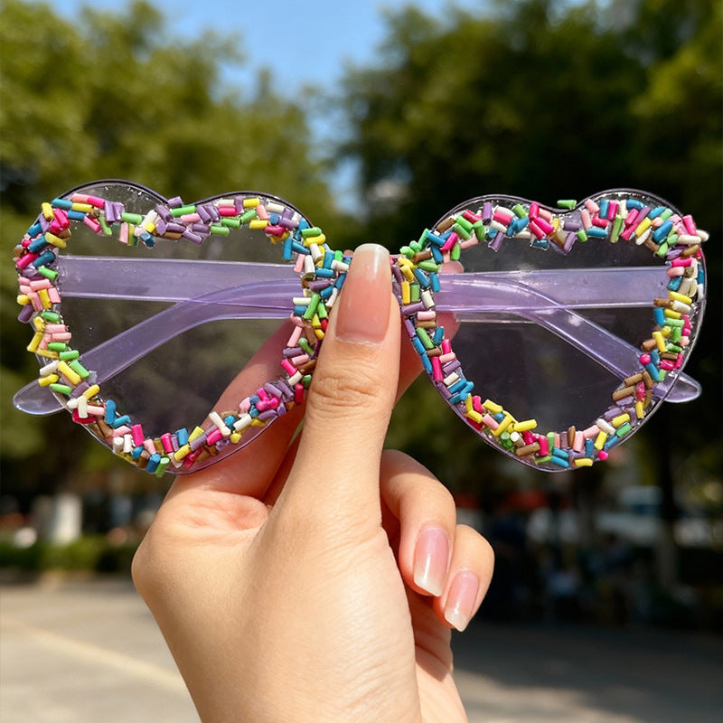Fun and Colorful Heart-Shaped Sunglasses Kalsten