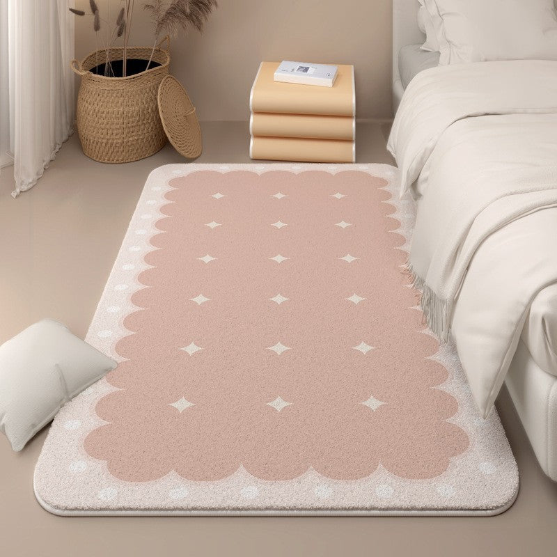 Cute Floral-Themed Memory Foam Area Rug Kalsten
